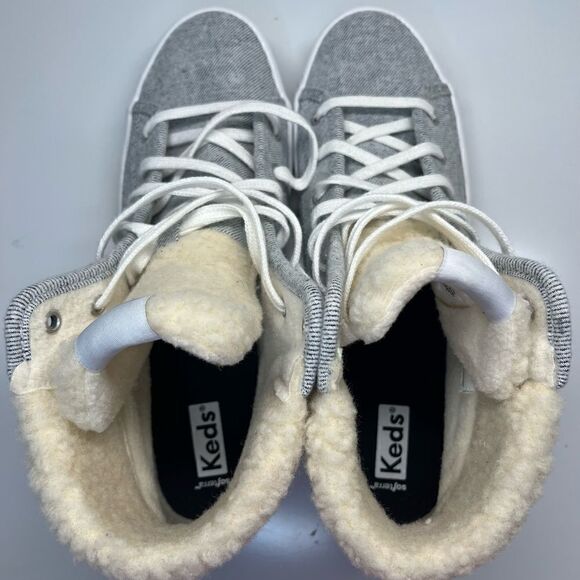 Keds Women's Kickstart Hi TRX Den/Shrl Sneaker Wool WF63654 (CN) - Picture 9 of 9